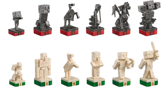 minecraft chess set